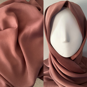 Foulards en Satin - Texturé - Blush