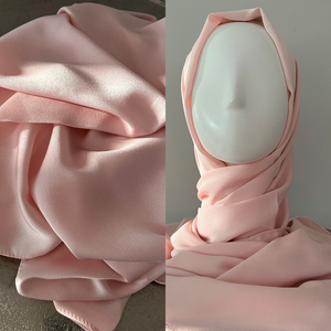 Satin Scarves - Textured- Baby Pink