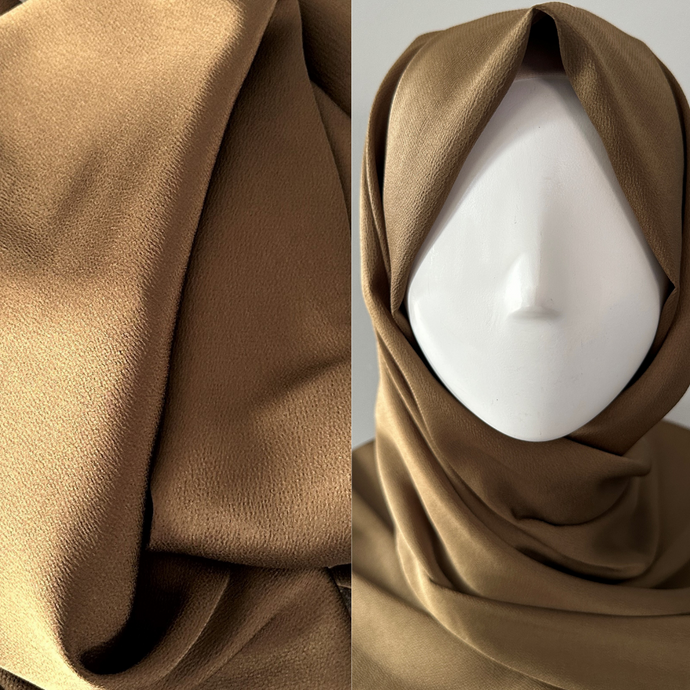 Foulards en satin- Texturé- Saule 