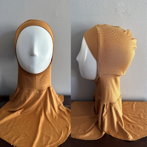 Full Coverage - Hair & Neck Covers- Mustard