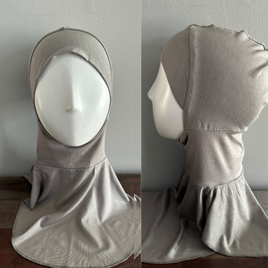 Full Coverage Hair & Neck Covers - Grey
