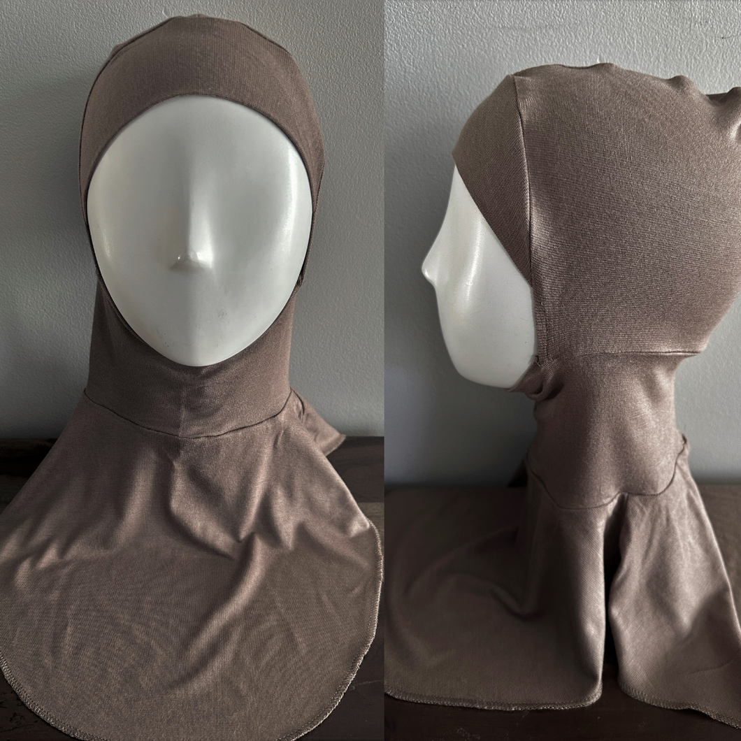 Full Cover- Hair & Neck Covers- Coffee