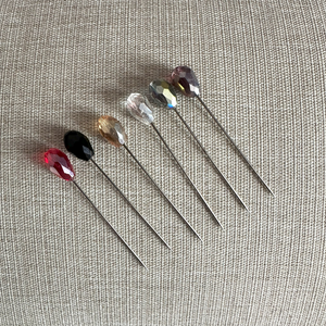 Crystal Top Scarf Pins – Ethnique