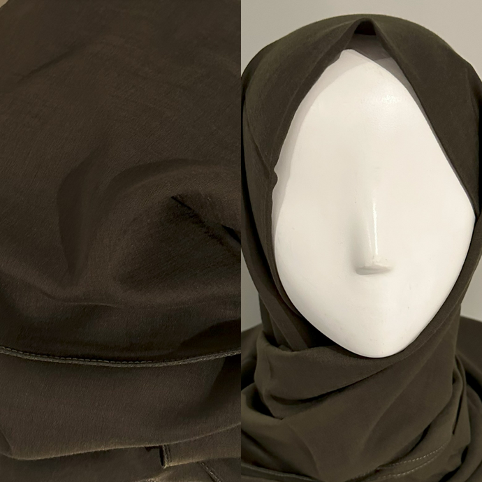 Foulards Natural/Poly Blend- Biologique- Vert Pin