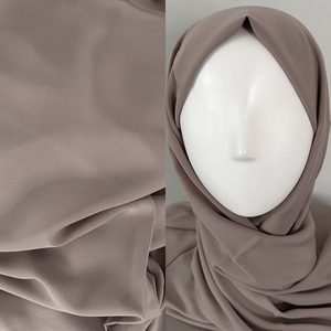 Silk Scarves-Medina- Grey Brown