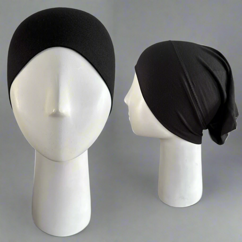 Under Caps- Tube Style- Black