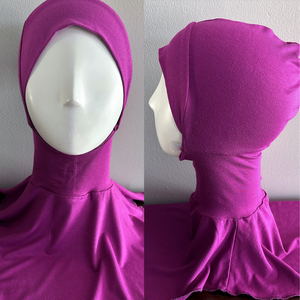 Full Cover Hair and Neck Covers- Purple Orchid