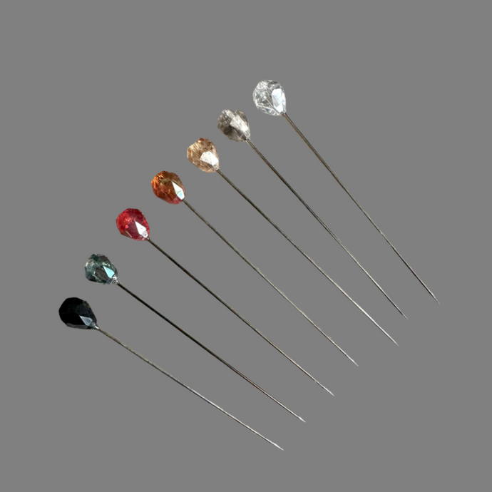 Petite Crystal Top Pins
