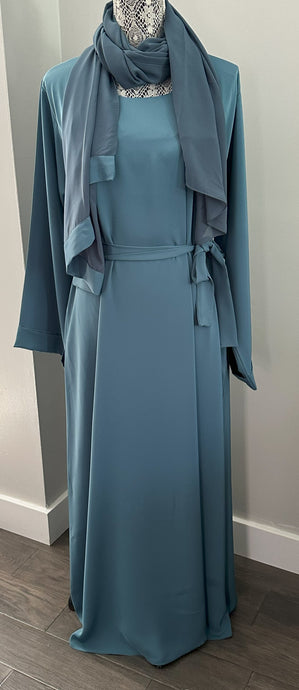 Abaya - Nida/ Marine Blue