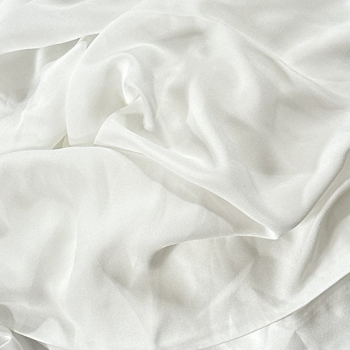 Chiffon/Crepe Scarves- Milenda- Off White