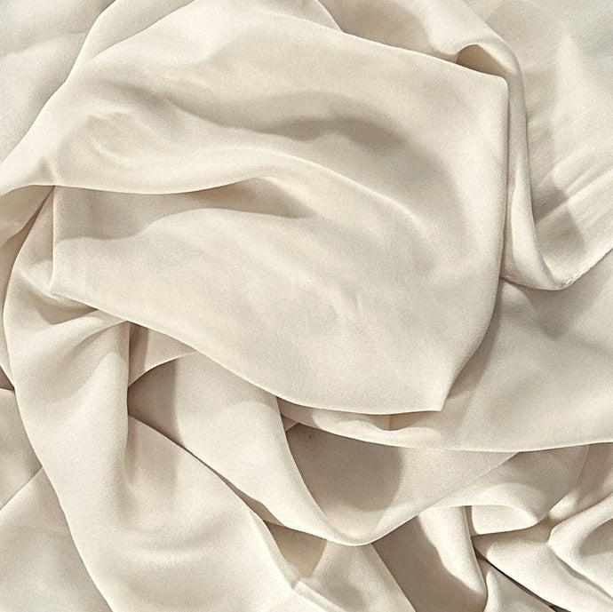 Chiffon/Crepe Scarves - Melinda- Ecru