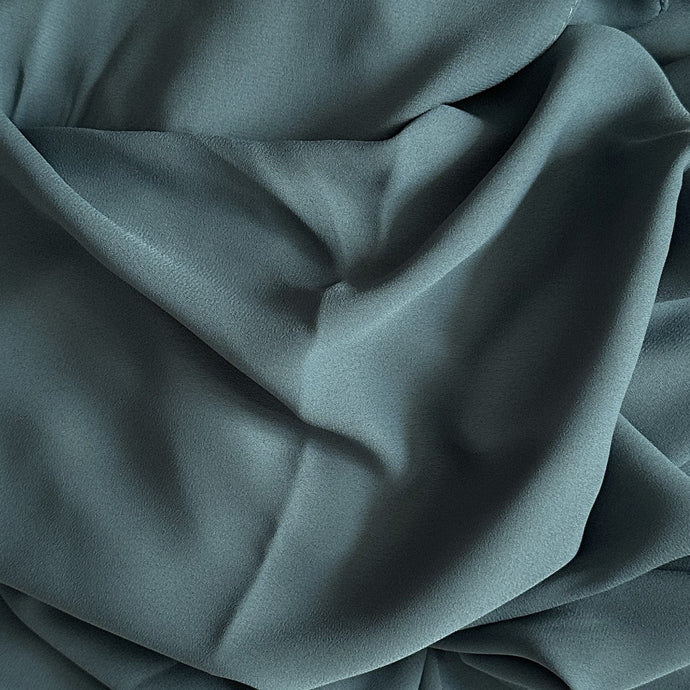 Chiffon/Crepe Scarves- Melinda- Ocean Blue