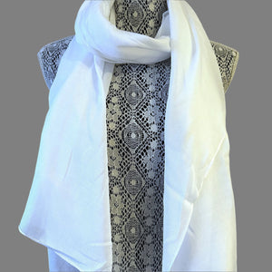 Modal Scarves - White