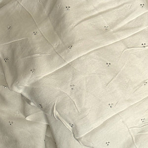 Viscose Scarves- Sparkle - Cream