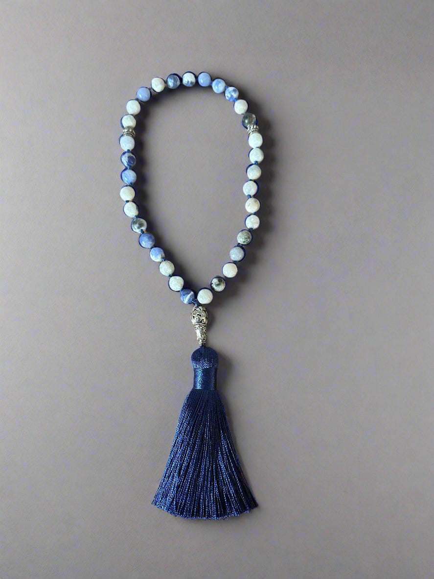 Prayer Beads - Semi Precious Stones- Lapiz