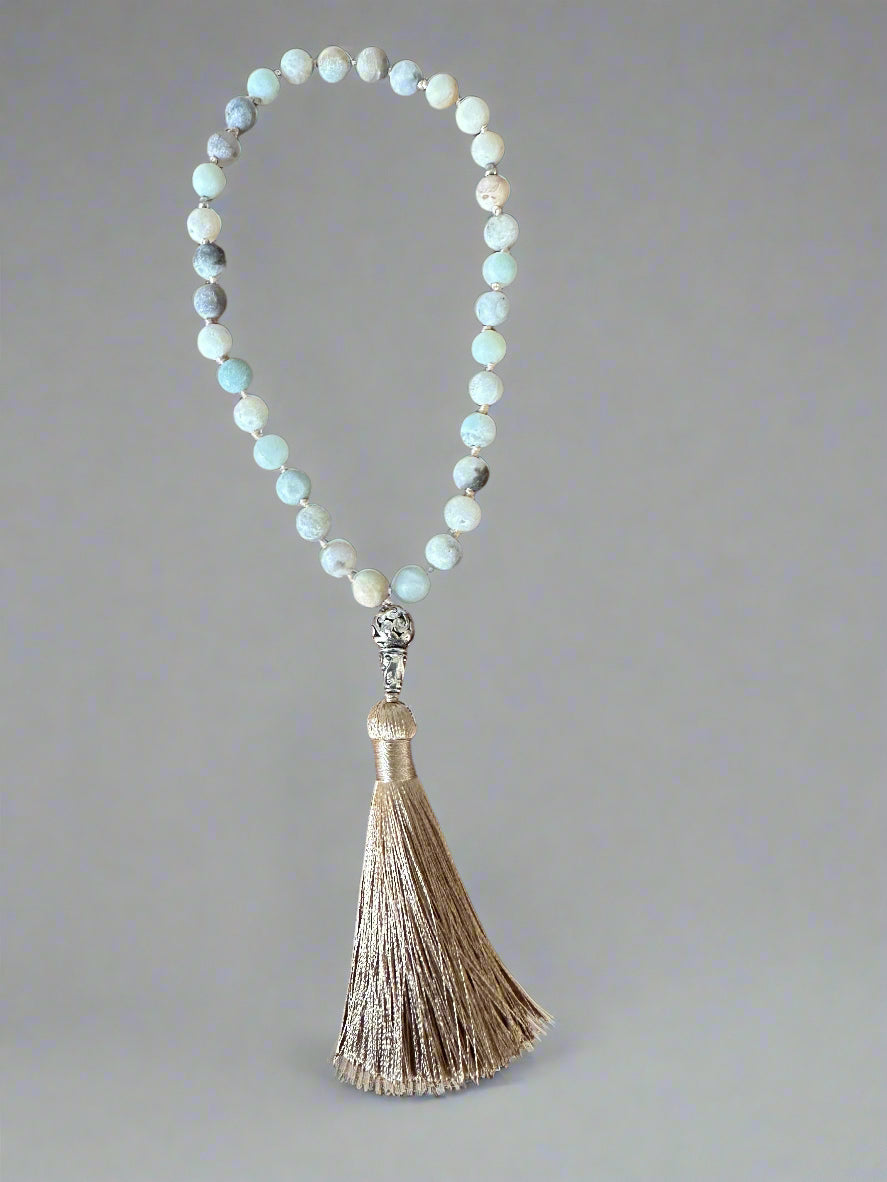 Prayer Beads-Semi Precious Stones - Amazonite