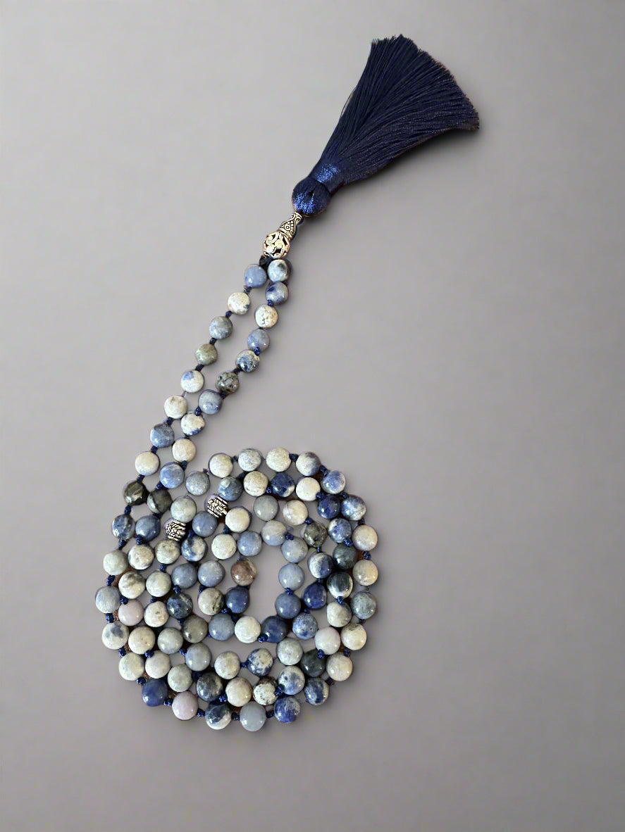 Prayer Beads- Semi Precious Beads- Lapiz