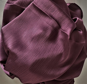 Crinkle Scarves- Silk- Purple