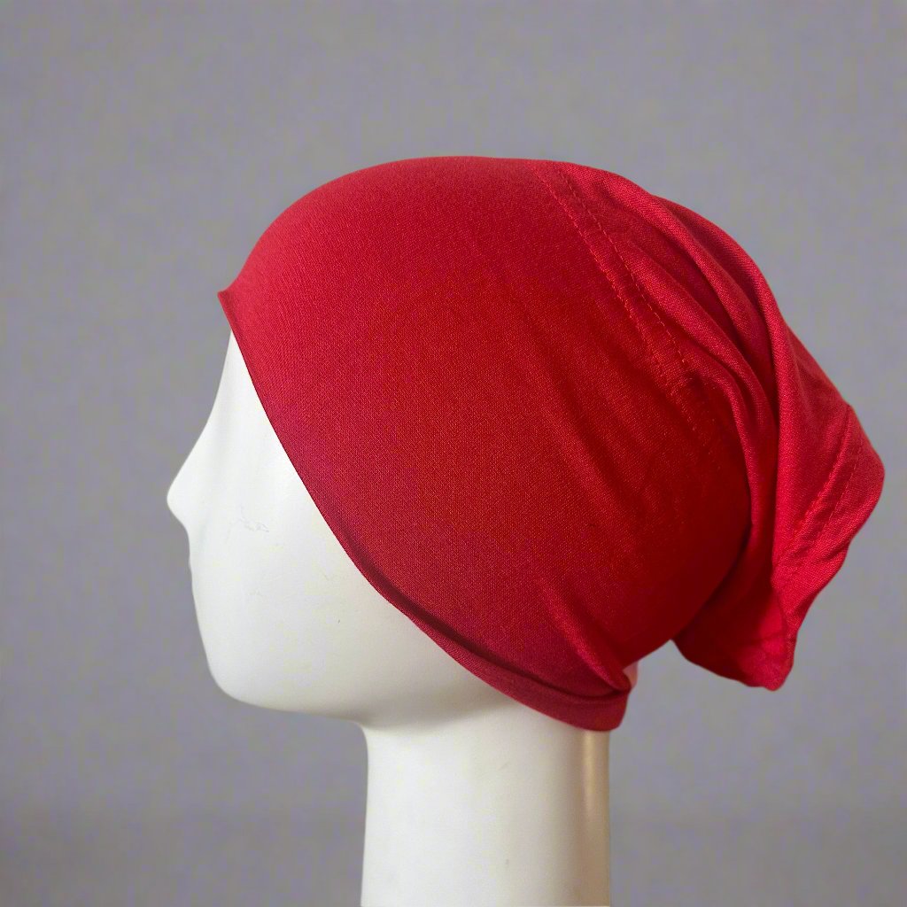 Under Caps- Tube Style- Red