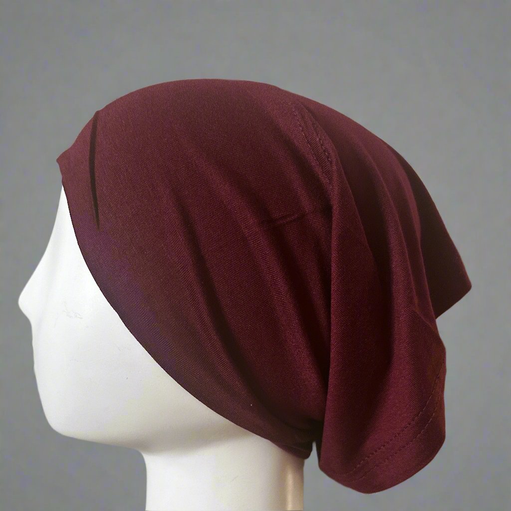 Under Caps- Tube Style- Burgundy