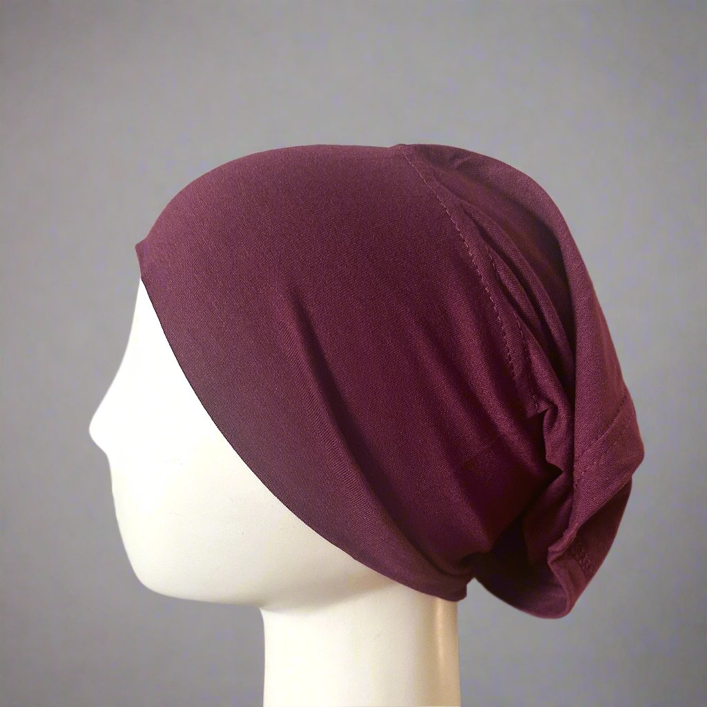 Under Caps- Tube Style- Mulberry