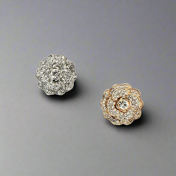 Scarf Magnets - Crystal Flower