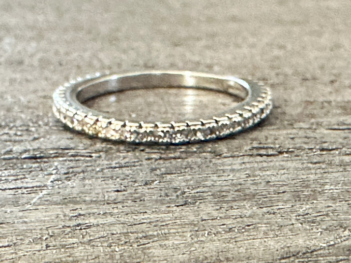 Silver Plated Rings- Eternity