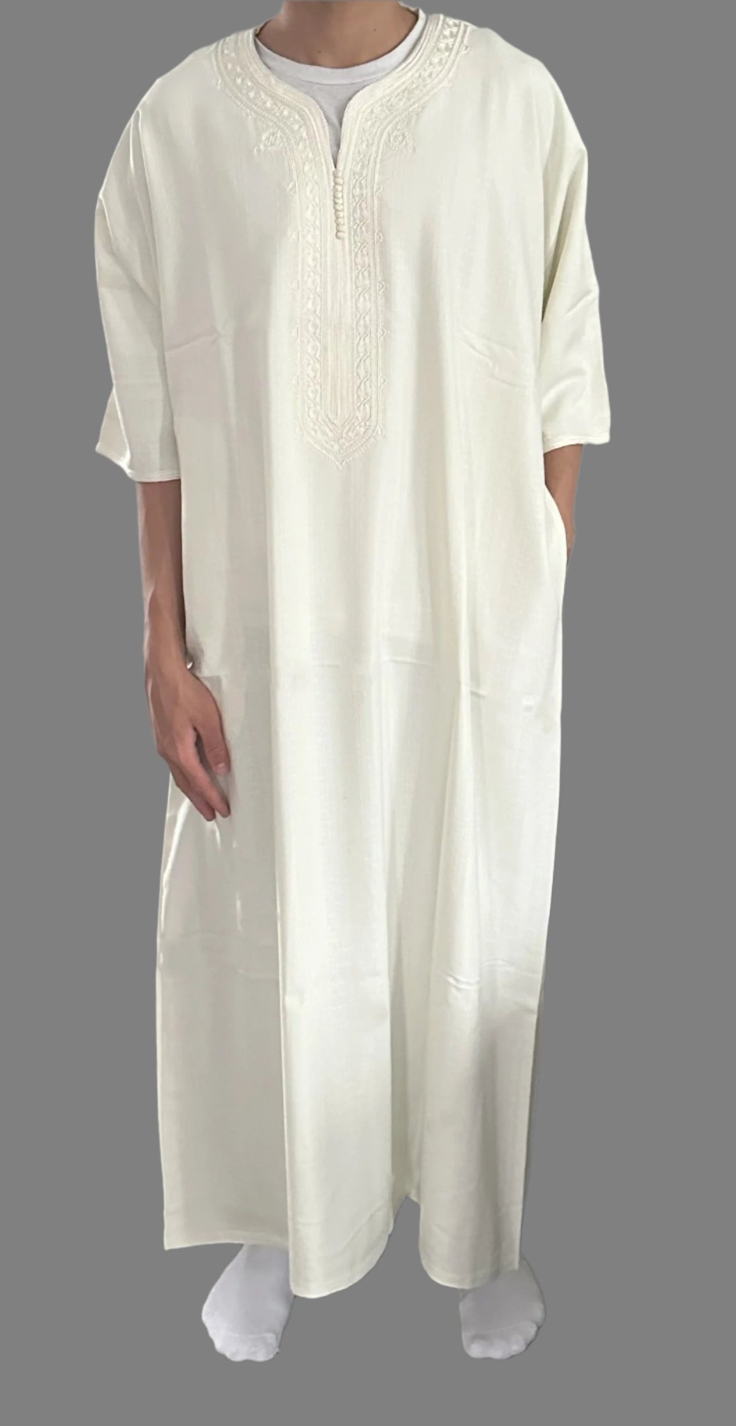 Moroccan Thobes - Casablanca- Cream