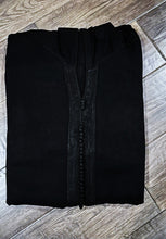 Load image into Gallery viewer, Luxurious Hooded Moroccan Jellaba - Essaouira- Black