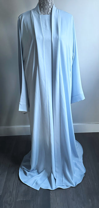 Robe Style Abaya - Azraq - Bleu Ciel