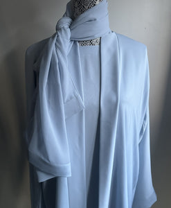 Robe Style Abaya - Azraq - Sky Blue