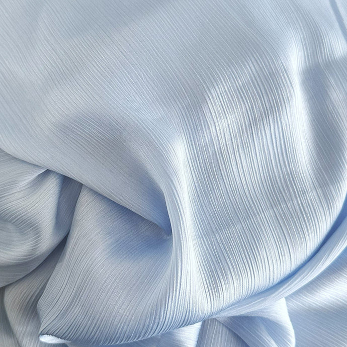 Foulards froissés - Soie - Bleu ciel