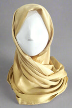 Charger l&#39;image dans la galerie, Foulards froissés- Soie- Jaune beurre