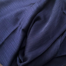 Load image into Gallery viewer, Crinkle Scarves - Silk- Navy Blue