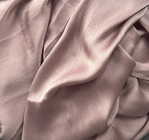 Crinkle Scarves- Silk- Dusty Pink