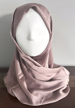 Load image into Gallery viewer, Crinkle Scarves- Silk- Dusty Pink