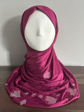 Load image into Gallery viewer, Maxi Scarves- Jersey- Cerise