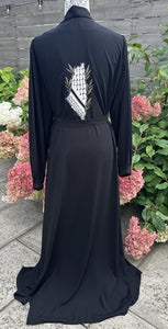 Black Robe Style Abaya- Filastin
