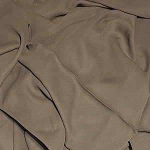 Chiffon/Crepe Scarves- Milenda- Wood Brown