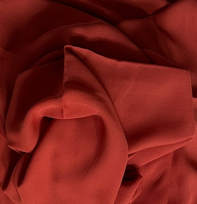 Chiffon/Crepe Scarves- Milenda-Orange