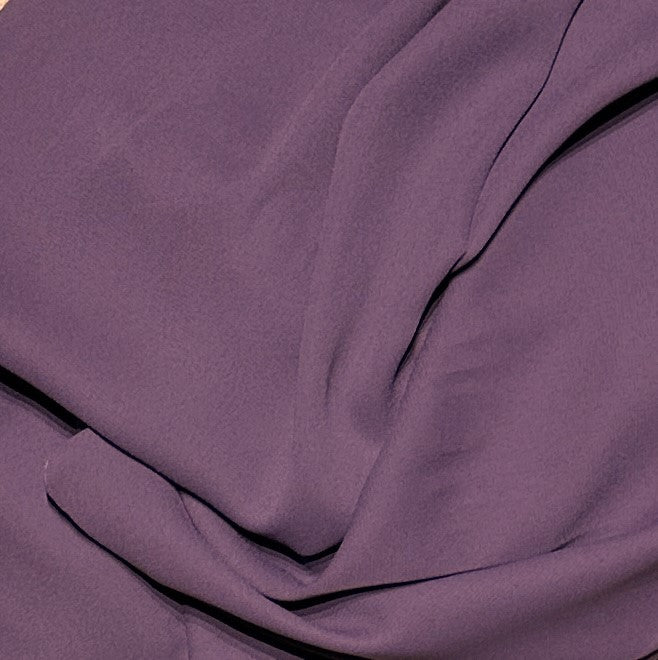 Chiffon/Crepe Scarves- Melinda- Heather Purple