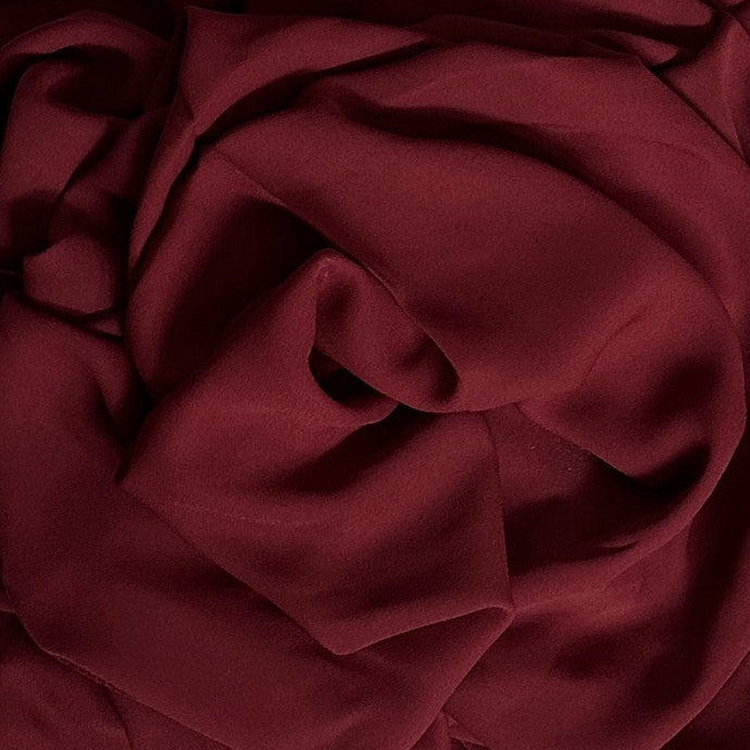 Chiffon/Crepe Scarves - Melinda- Maroon
