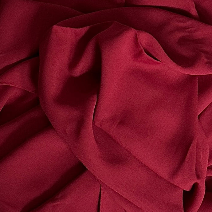 Chiffon/Crepe Scarves- Melinda- Brick Red