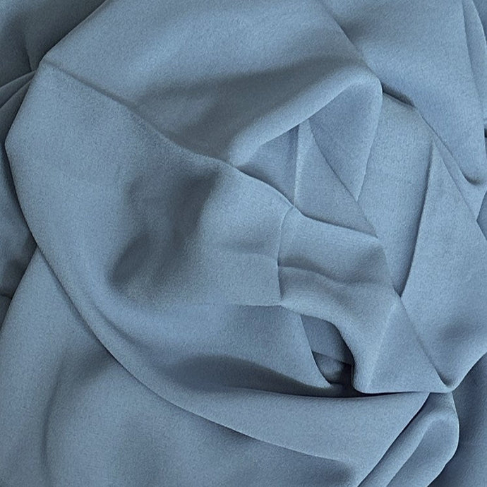 Chiffon/Crepe Scarves- Melinda- Robin Blue