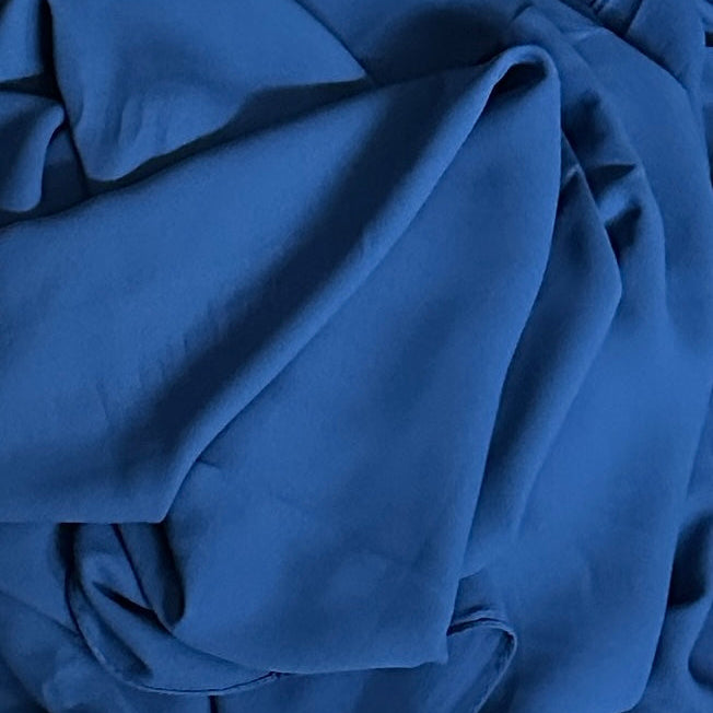 Chiffon/Crepe Scarves-Melinda- True Blue
