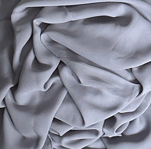 Chiffon/Crepe Scarves- Milenda- Grey