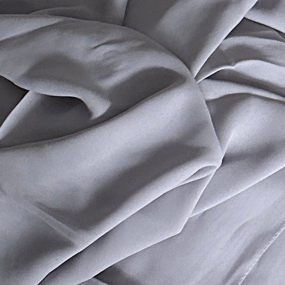 Chiffon/Crepe Scarves- Milenda- Silver Grey