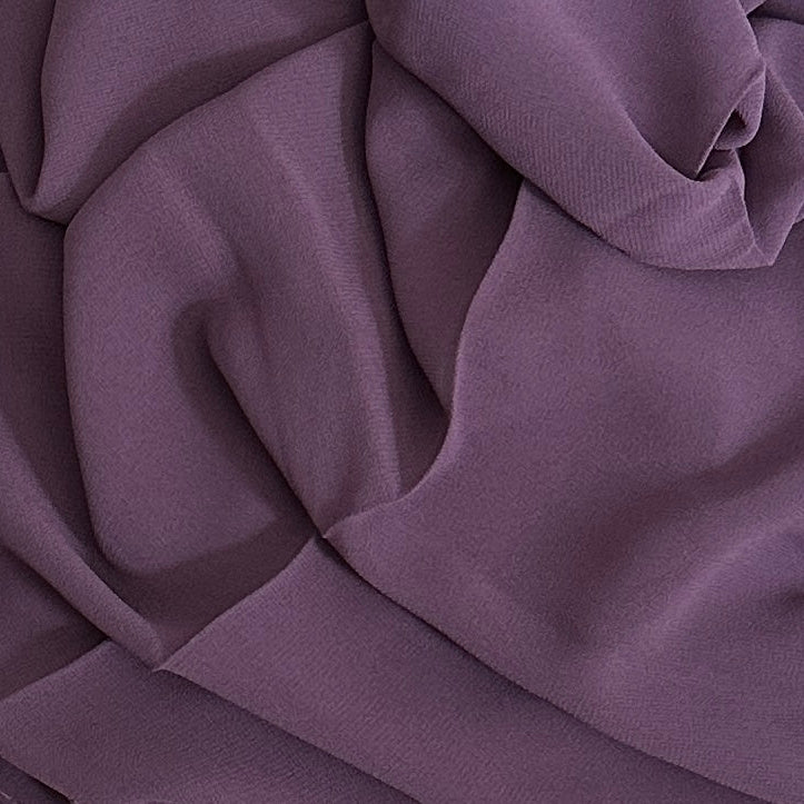 Chiffon Scarves- Plain - Amethyst