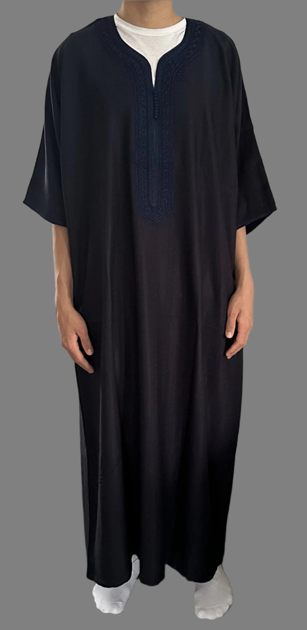 Moroccan Thobes- Casablanca - Midnight Blue