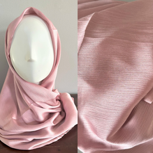 Load image into Gallery viewer, Crinkle Scarves- Silk- Soft Pink